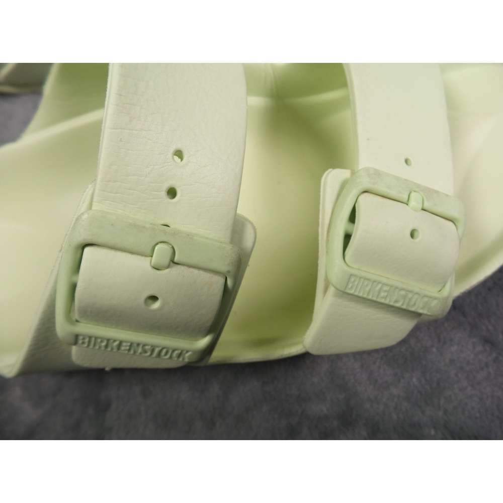 Birkenstock Arizona EVA Shoes Womens Size 41 Green Sandals Double Strap Buckle - Picture 8 of 12
